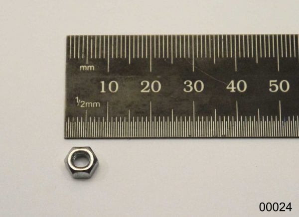 Nut Hex Nyloc M4 Stainless