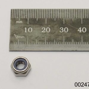 Hexagon nut low form M6 selflocking