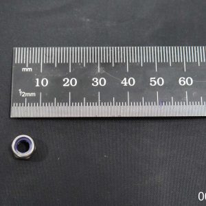 Hexagon nut low form M5 selflocking (Plastic ring)
