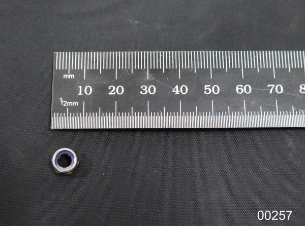 Hexagon nut low form M5 selflocking (Plastic ring)