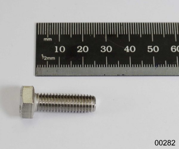 Bolt - custom hexagon bolt with shaft M8x25mm
