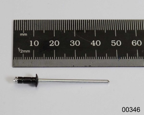 Rivet Blind Flat Head Black POP Ø3.2x8.0mm