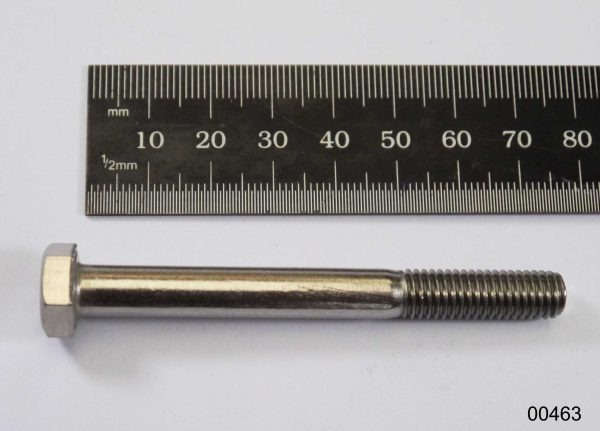 Hexagon bolt with shaft  M8x75mm