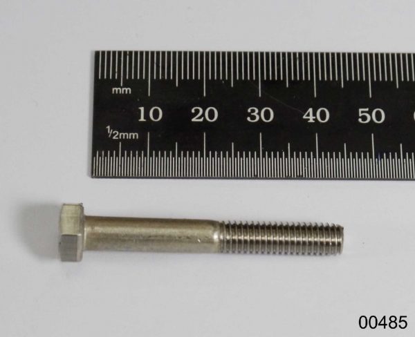 Bolt - custom bolt with shaft M6 x 45
