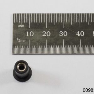 Rubber rivet nut M4  (used on C42 spats and fairings)