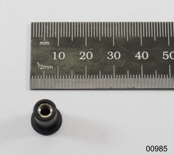 Rubber rivet nut M4  (used on C42 spats and fairings)