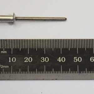 Rivet for flap bracket