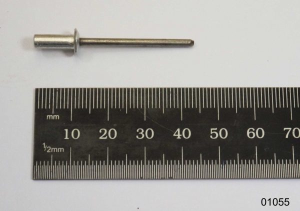 Rivet for flap bracket