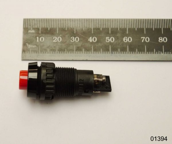 Starter button black / red C42