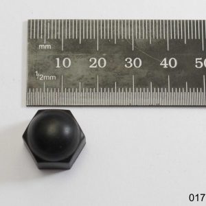 Protection cap black for nut M8