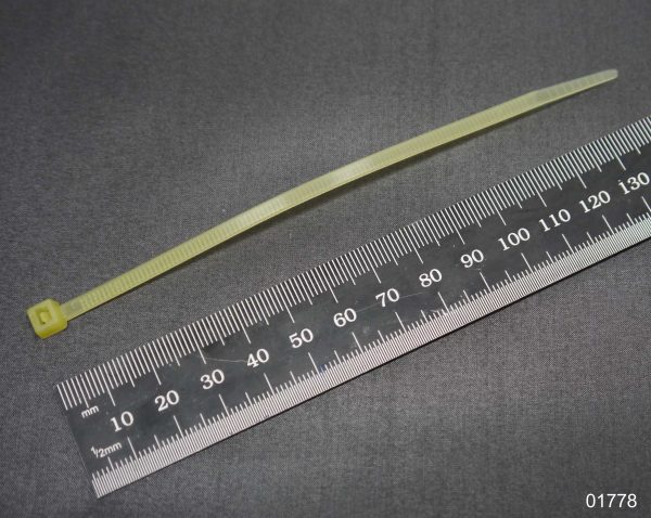 Cable Tie White 4.8 x 140mm Heat Proof 145C