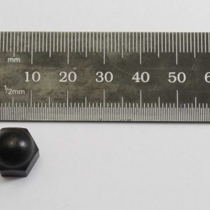 Protection cap black for nut M6