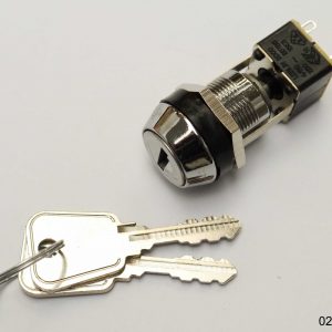 Keyswitch 10A / 12 V 19mm-drilled