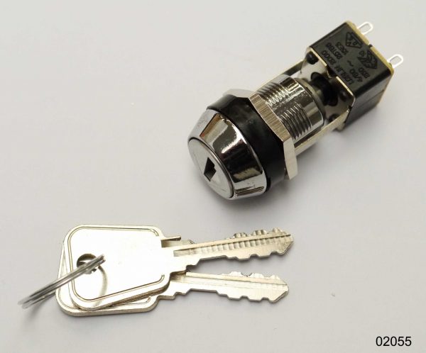 Keyswitch 10A / 12 V 19mm-drilled