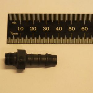 Fuel Tab Barb 8mm x 1/8