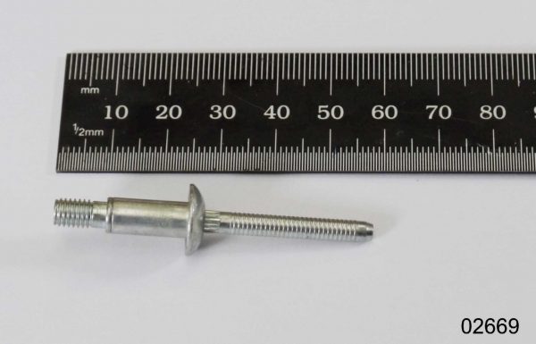 Rivet, blind flat head MAGNA-BULB A Ø6,4x21,9mm