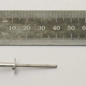 Rivet, blind flat head for C42 windscreen fixing