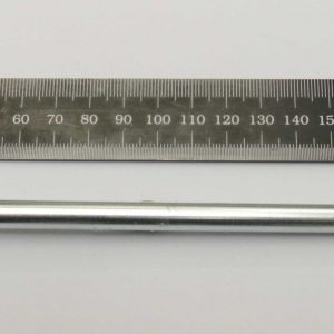 Nose wheel axle blue zinked 210mm