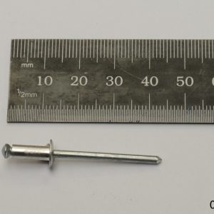 Rivet, blind flat round head soft claw
