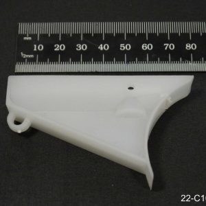 Upper Batton Cam - White Nylon