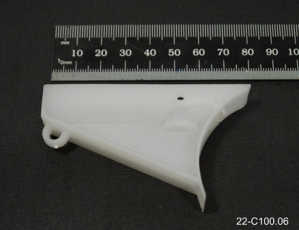 Upper Batton Cam - White Nylon