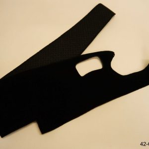 Black fabric wing root cover left hand side (Port)
