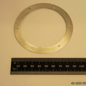 Fireproof pushrod boot securing ring