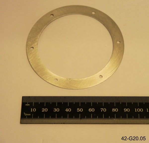 Fireproof pushrod boot securing ring