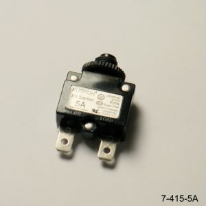 Circuit breaker 5amp push to reset
