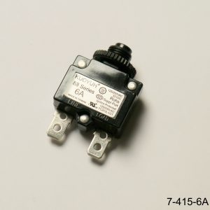 Circuit breaker 6amp push to reset