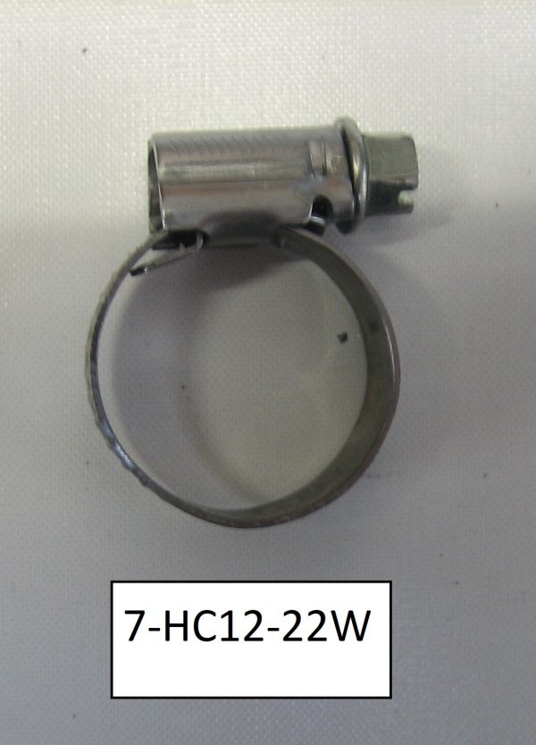 Hose Clamp 12 to 22mm wide band