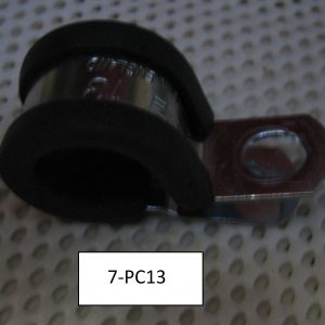 P Clip 13mm rubber lined