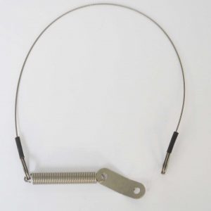 C42B Rudder cable return with spring Left Hand