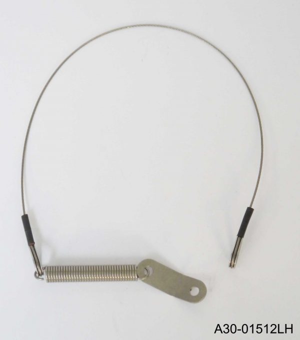 C42B Rudder cable return with spring Left Hand