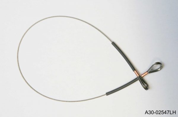 C42A Rudder cable return with spring Left Hand
