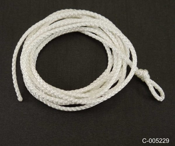 Wing covering attachment cord Ø3x1970mm white