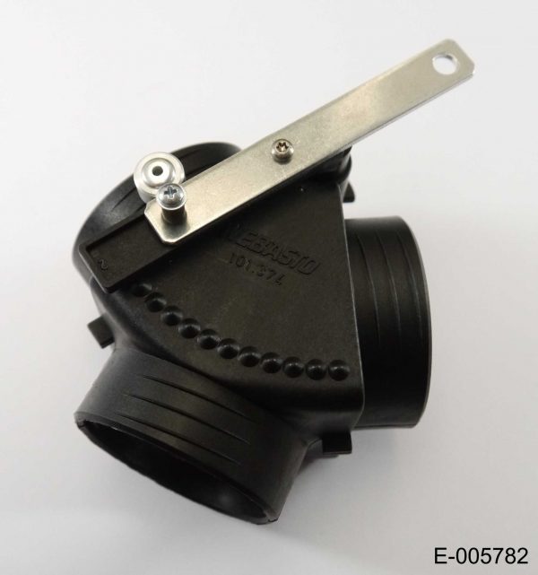 Cabin heat control valve with fitments