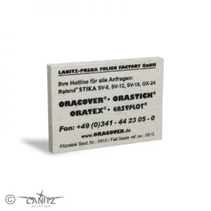 Oratex Felt Smoothing Blade - 10cm x 7cm