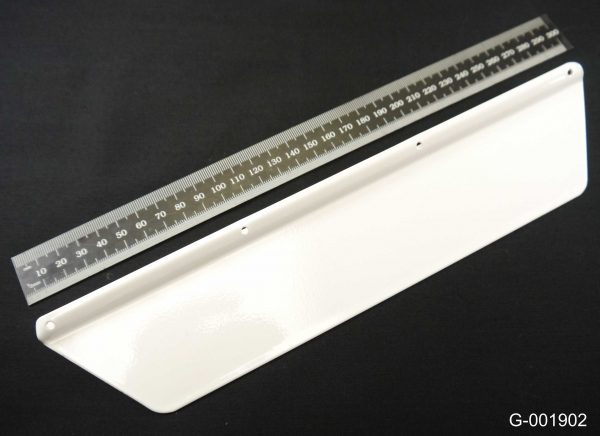Trimming sheet white 130x0,5x300mm