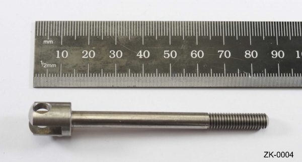 Fork bolt for flap hinge