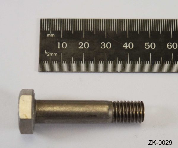 Hex head bolt with shaft M10x46mm