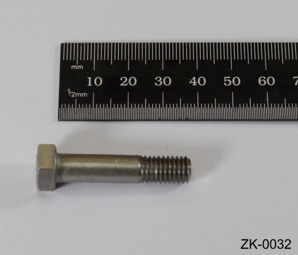 Bolt - custom hexagon bolt with shaft M8x37mm