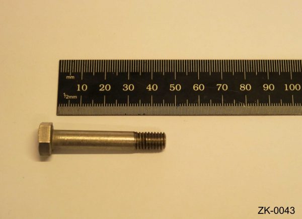 Hexagonal head bolt with shaft M8 x x46mm