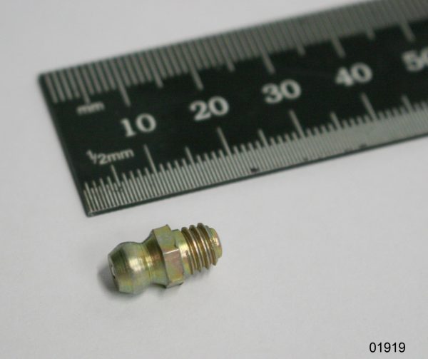 Grease nipple nose leg straight-M6 x 1mm straight hydraulic grease nipple