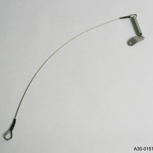 C42B Rudder cable return with spring Right Hand