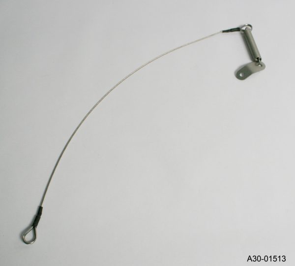 C42B Rudder cable return with spring Right Hand