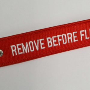 "Remove Before Flight" Keyring