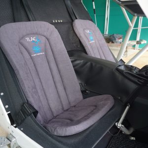 C42 Custom Seat Cushion Set- Gunmetal Alcantara