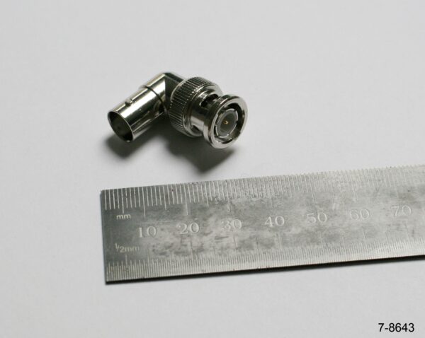Right Angle BNC to BNC Male to Female connector