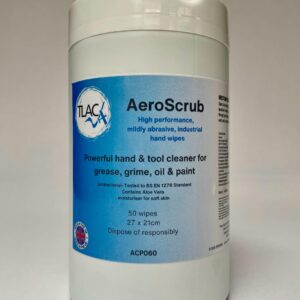 AeroScrub- High performance, mildly abrasive, industrial hand wipes.